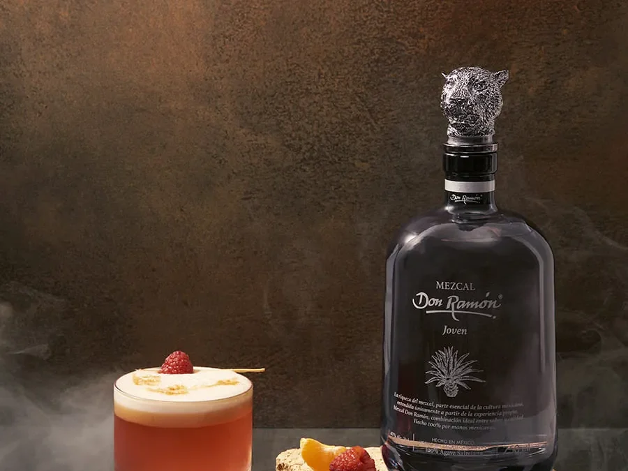 Receta de cóctel Frambuesa Coctel con Casa Don Ramón